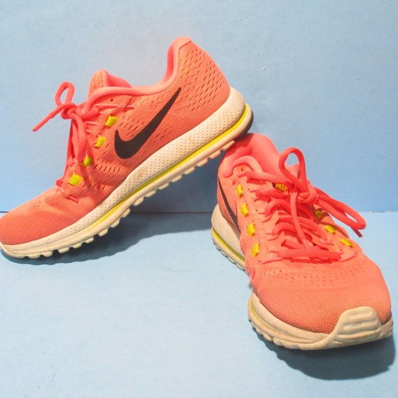 Nike Air Zoom Vomero 12 Orange Running Shoes Sneaker 8637-600 Woman's Size 7